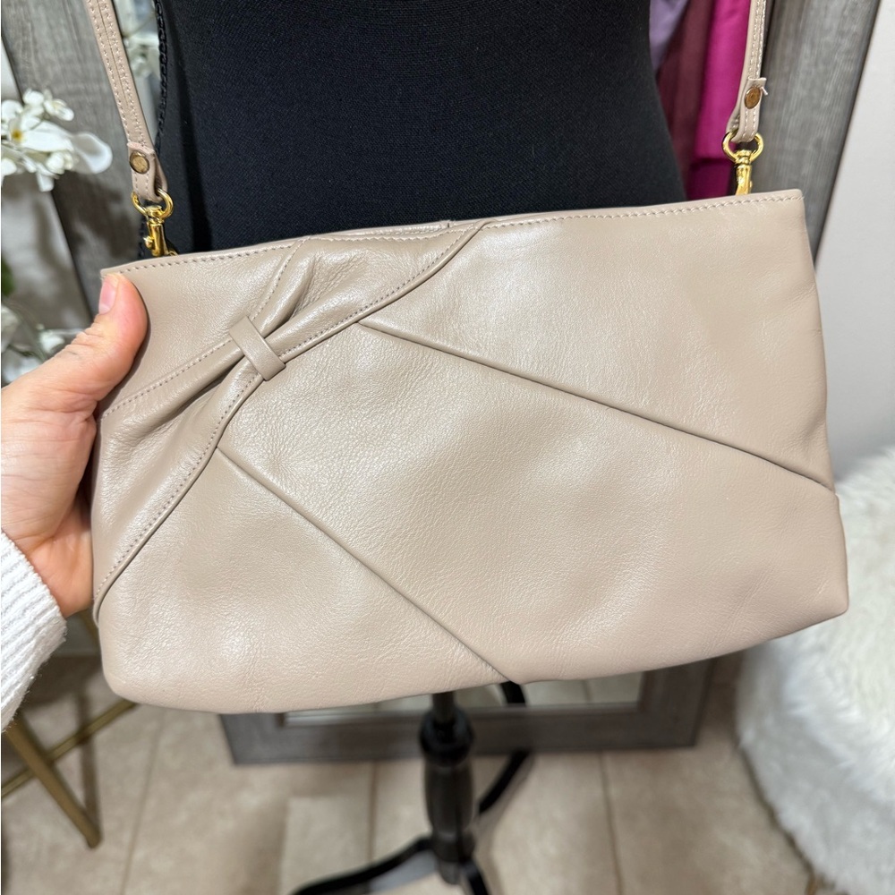 Vintage Leather Crossbody Bag Clutch